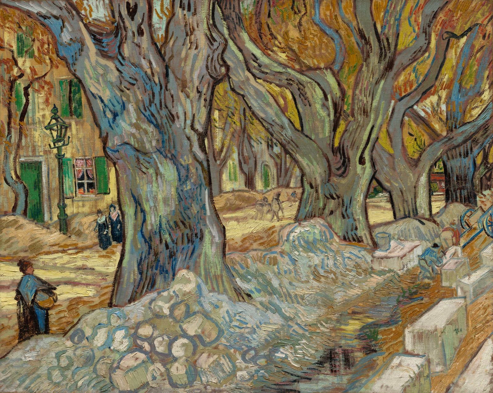 The Large Plane Trees — Vincent van Gogh