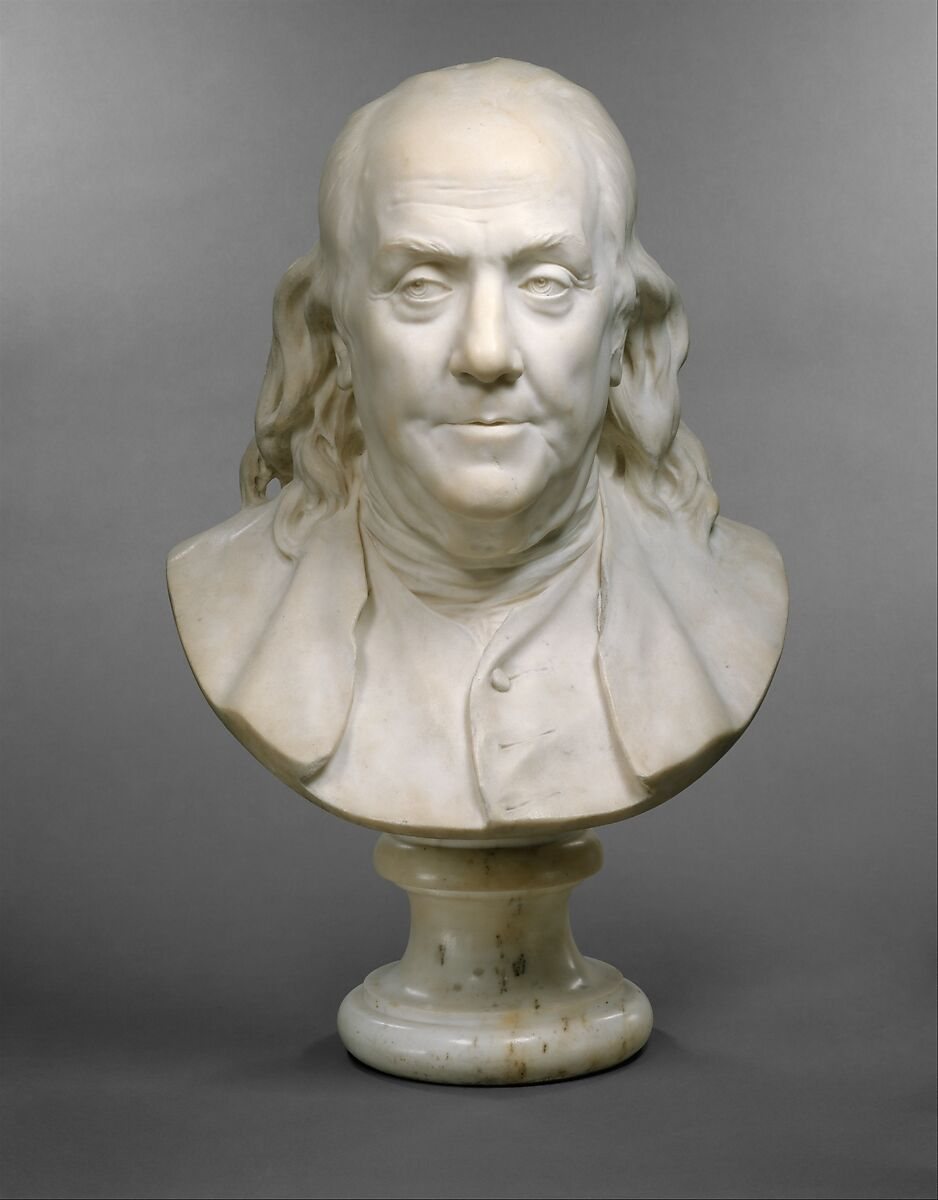 Benjamin Franklin — Jean-Antoine Houdon