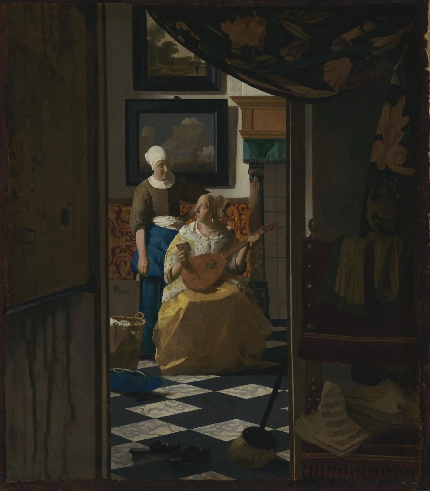 The Love Letter — Johannes Vermeer