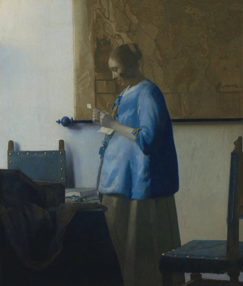 Woman Reading a Letter — Johannes Vermeer